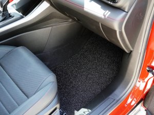 Alfa Romeo Tonale Floor Mats - All Weather - Rubber Woven Carpet - Front Set - Black 